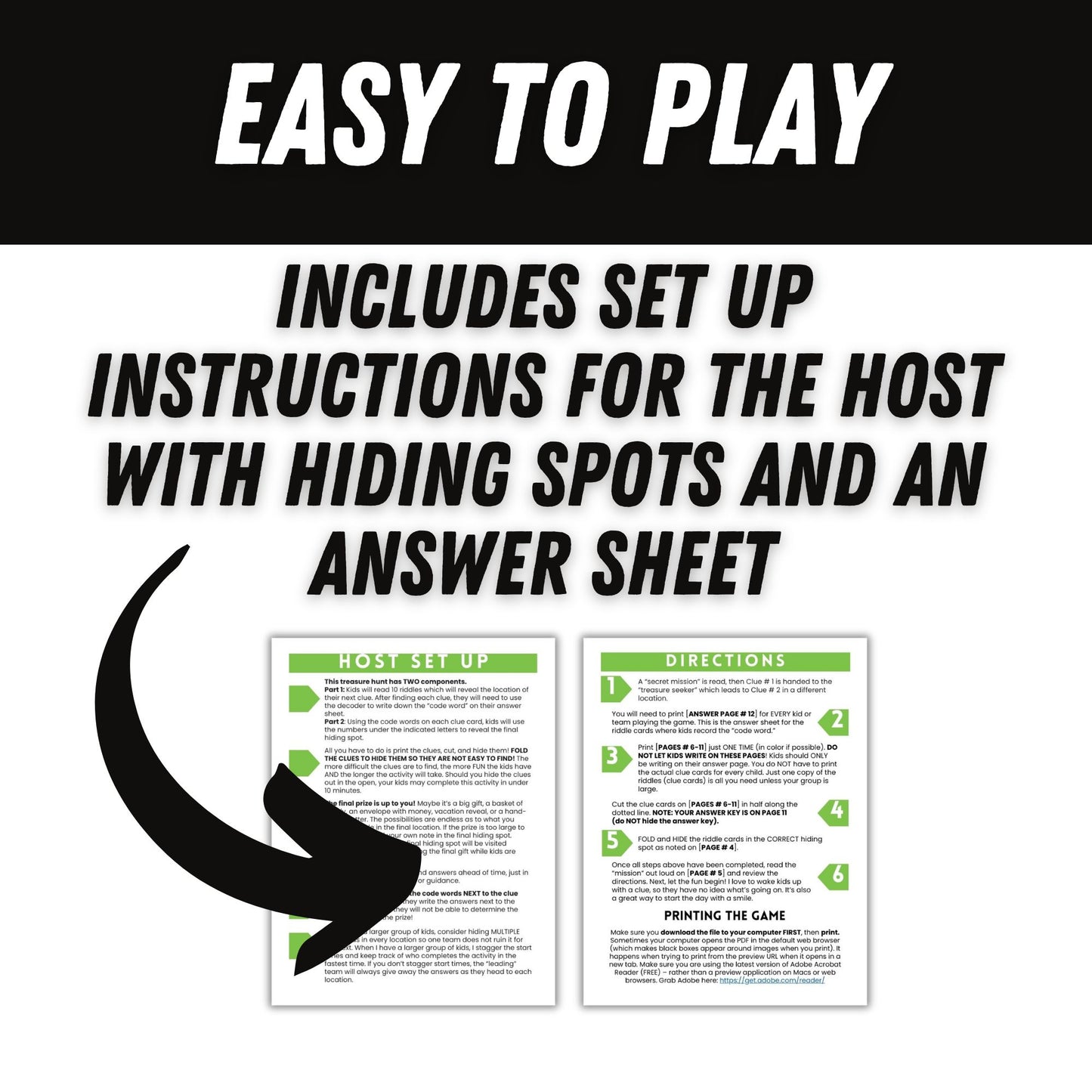printable St Patrick's Day Scavenger Hunt.