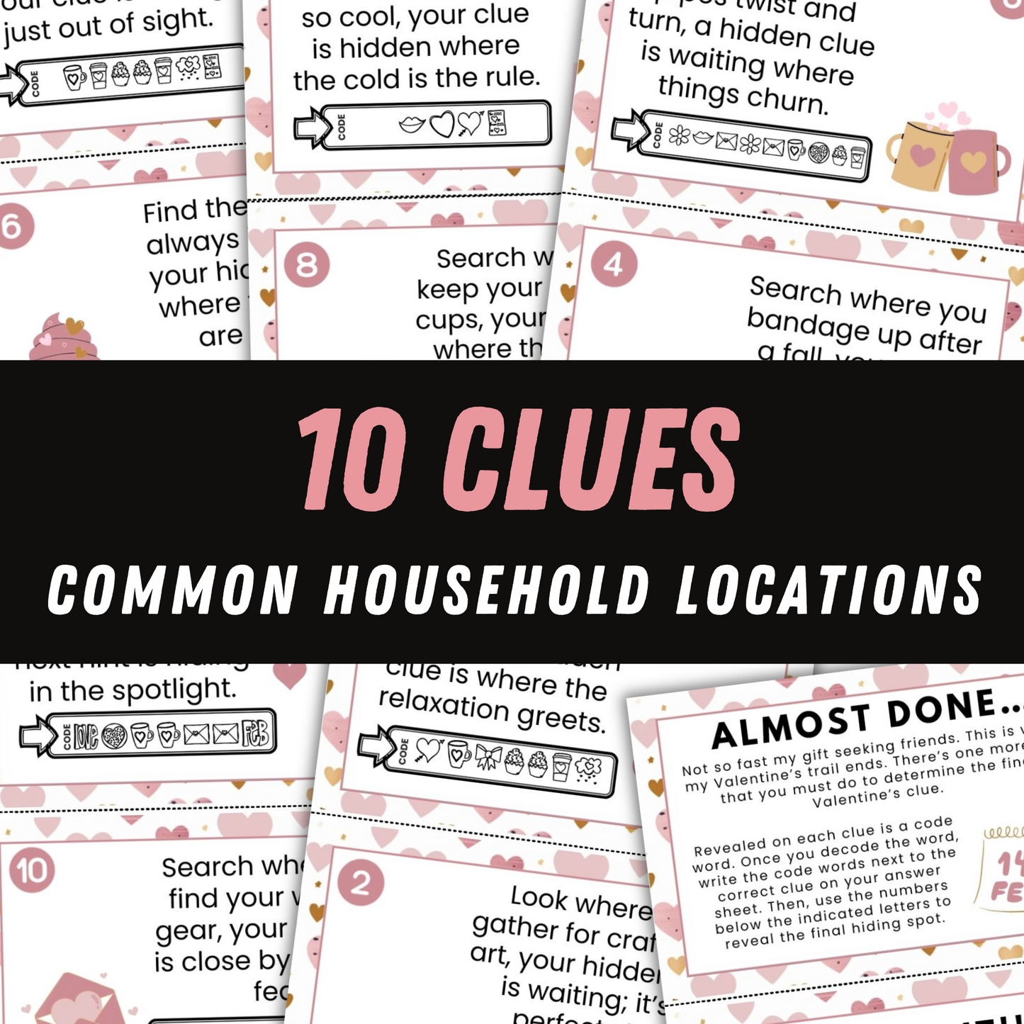 Printable Valentine's Day Scavenger Hunt