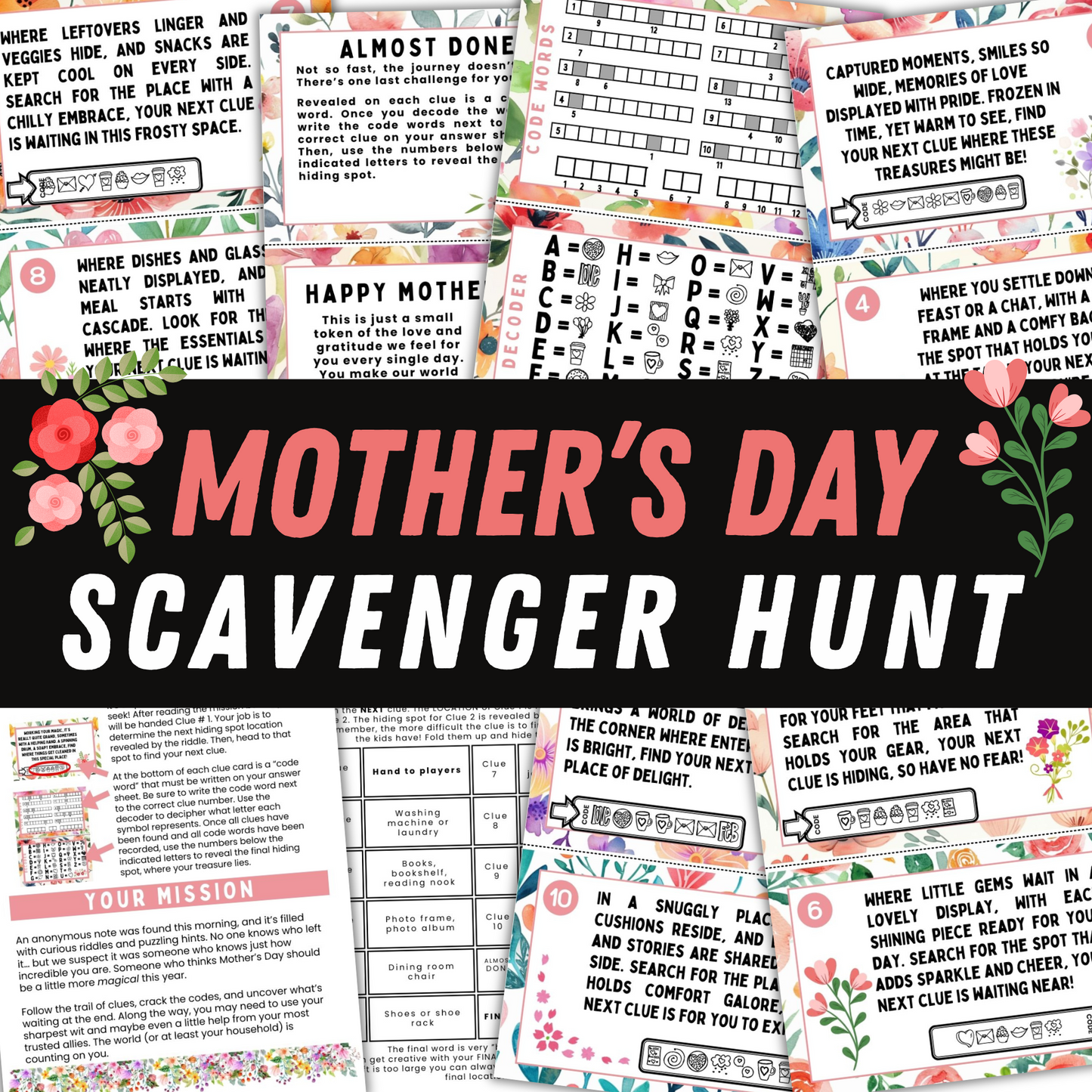Mother's Day Scavenger Hunt