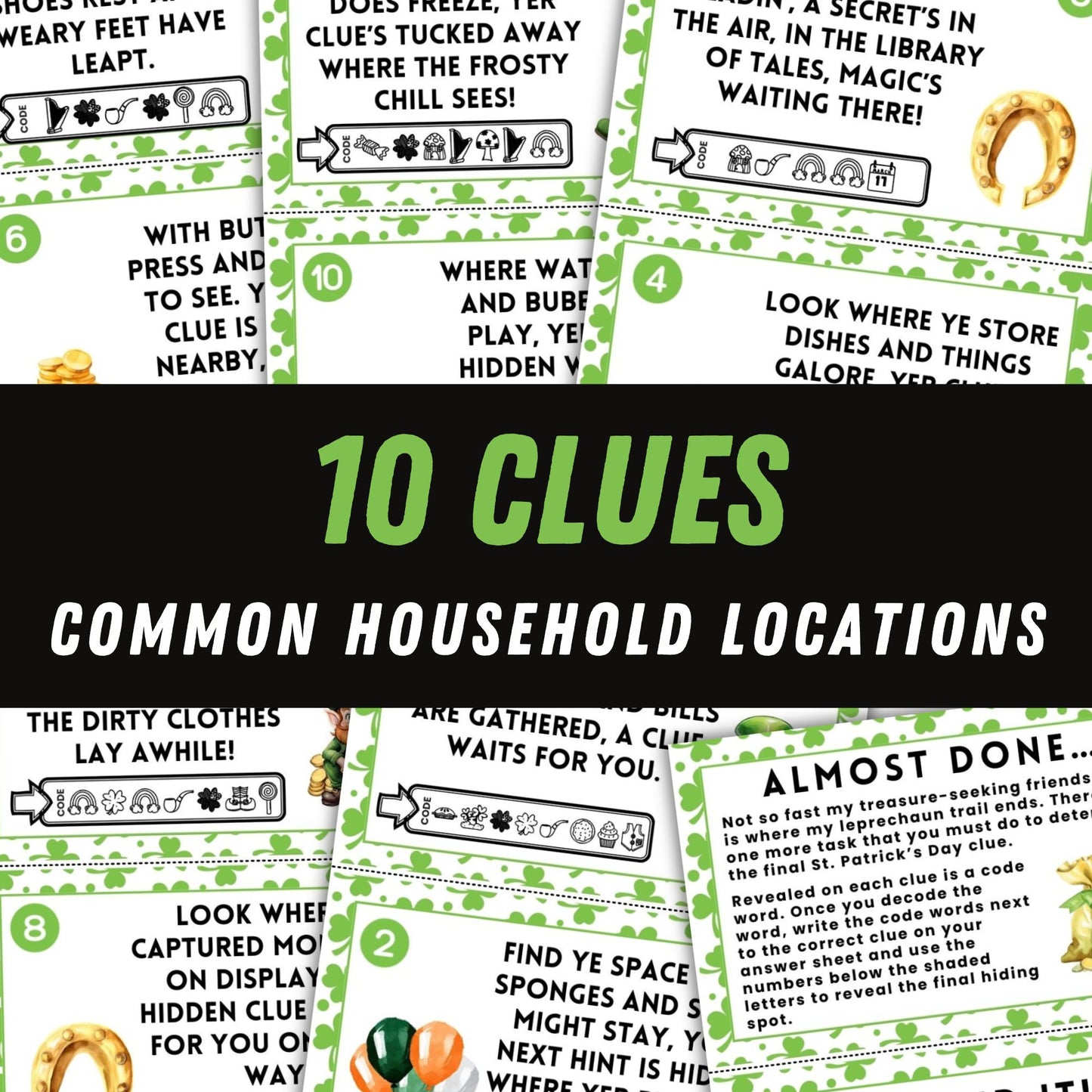 printable St Patrick's Day Scavenger Hunt.