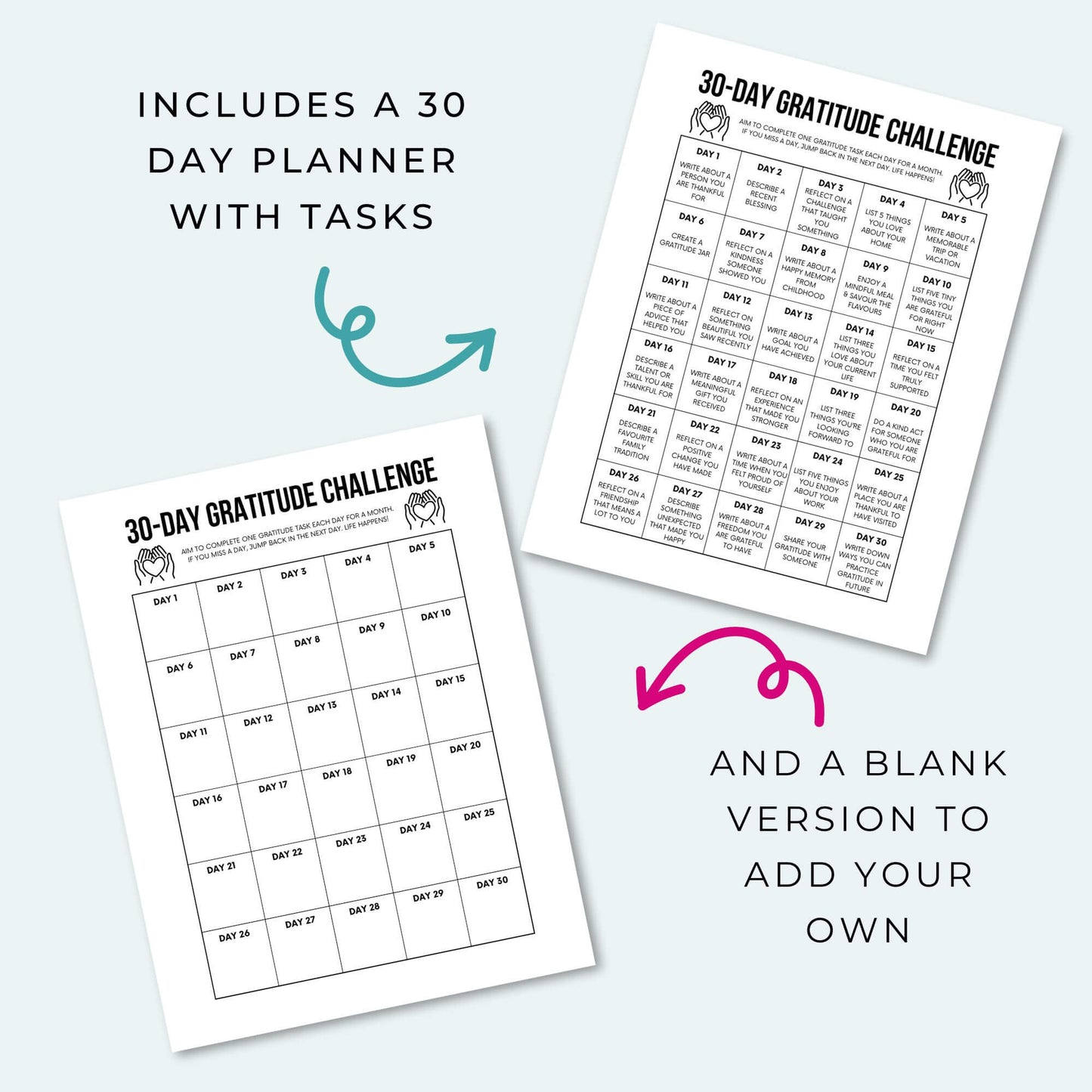 Printable 30-Day Challenge Bundle