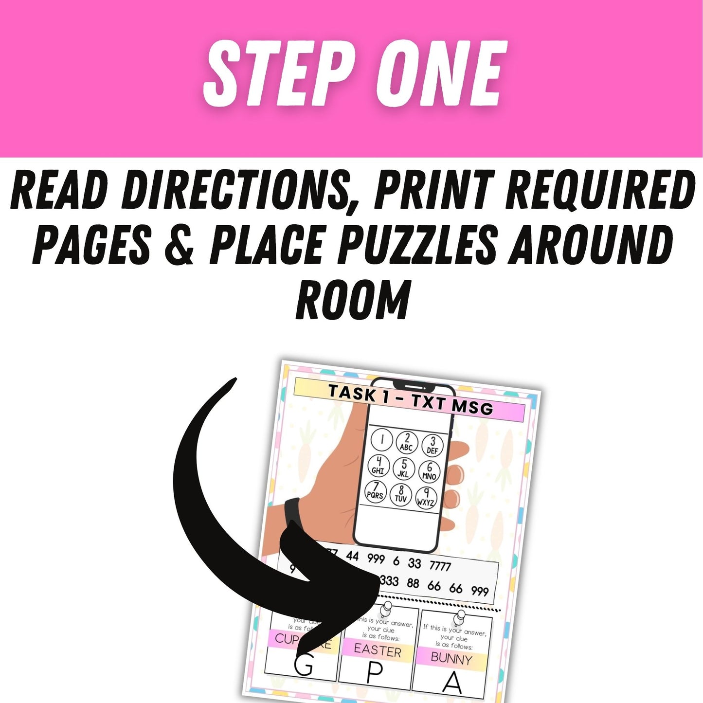 printable Easter Escape Room Kit.