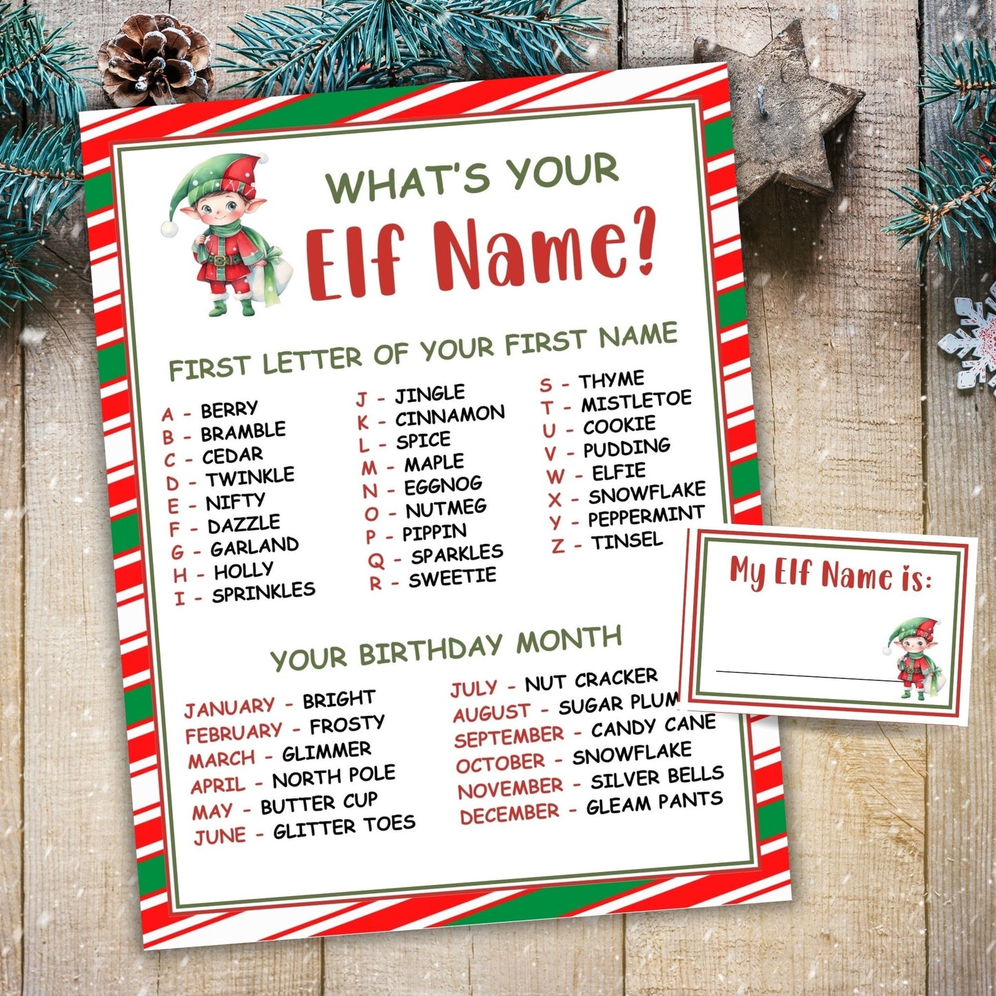 What's Your Elf Name