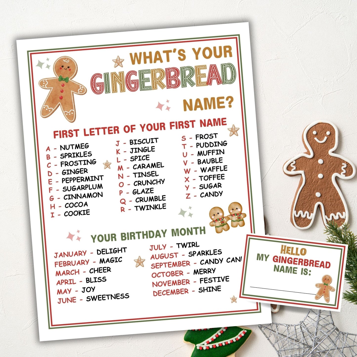 What's Your Gingerbread Name