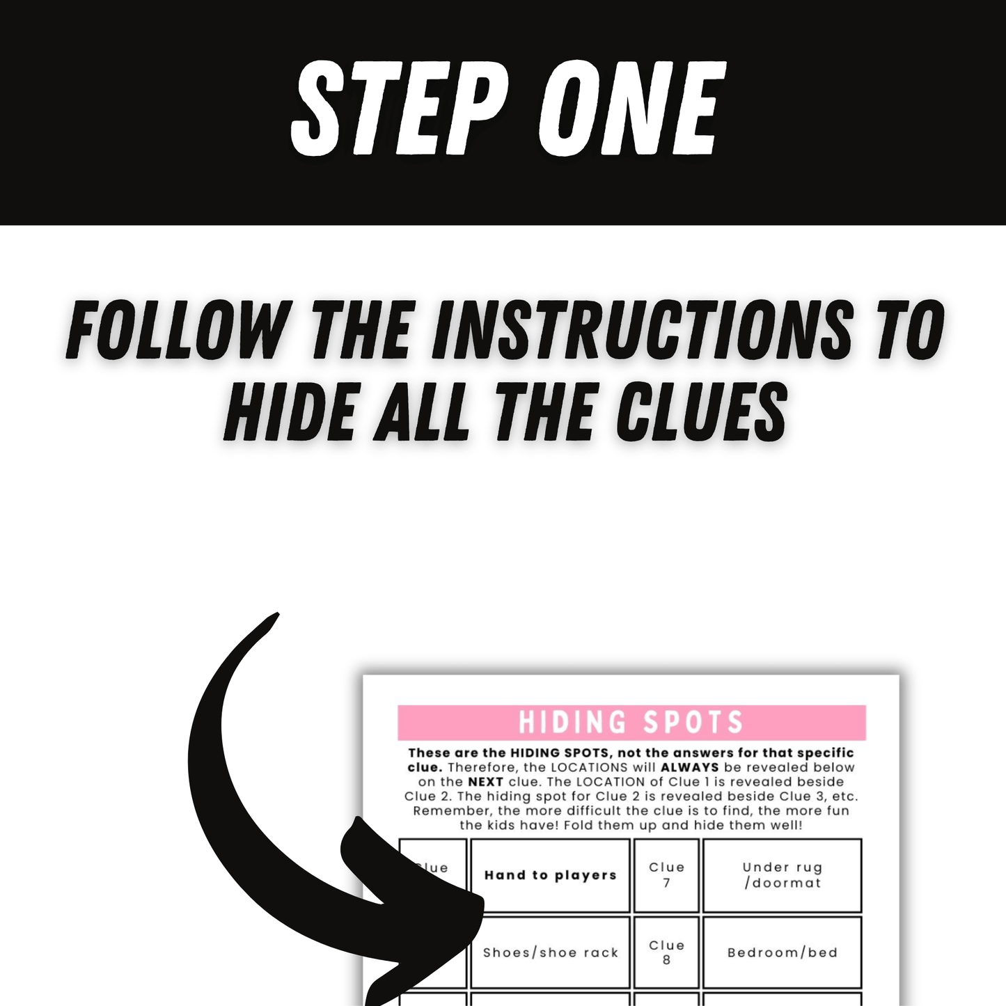 gender reveal scavenger hunt.