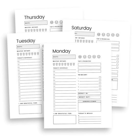 daily planner pages