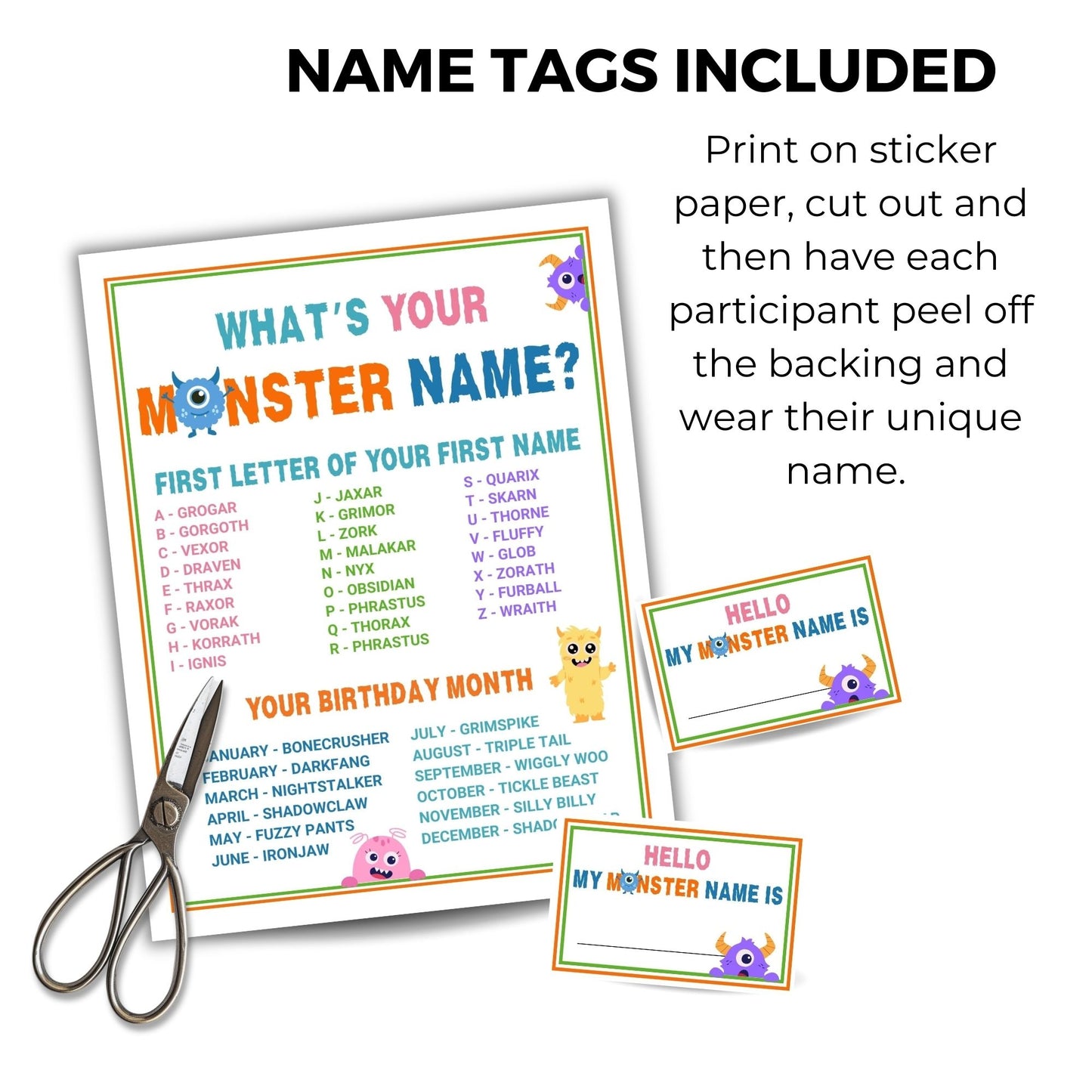 What's Your Monster Name
