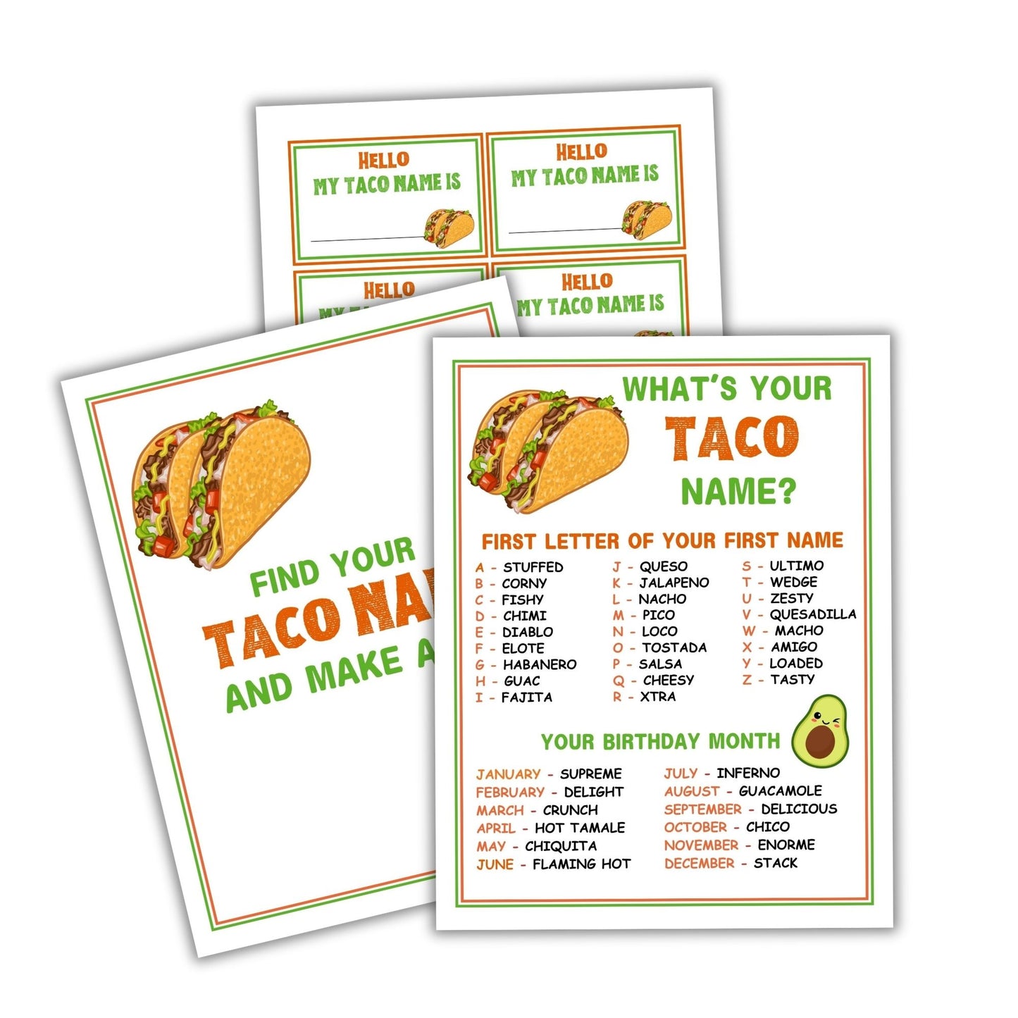 What's Your Taco Name