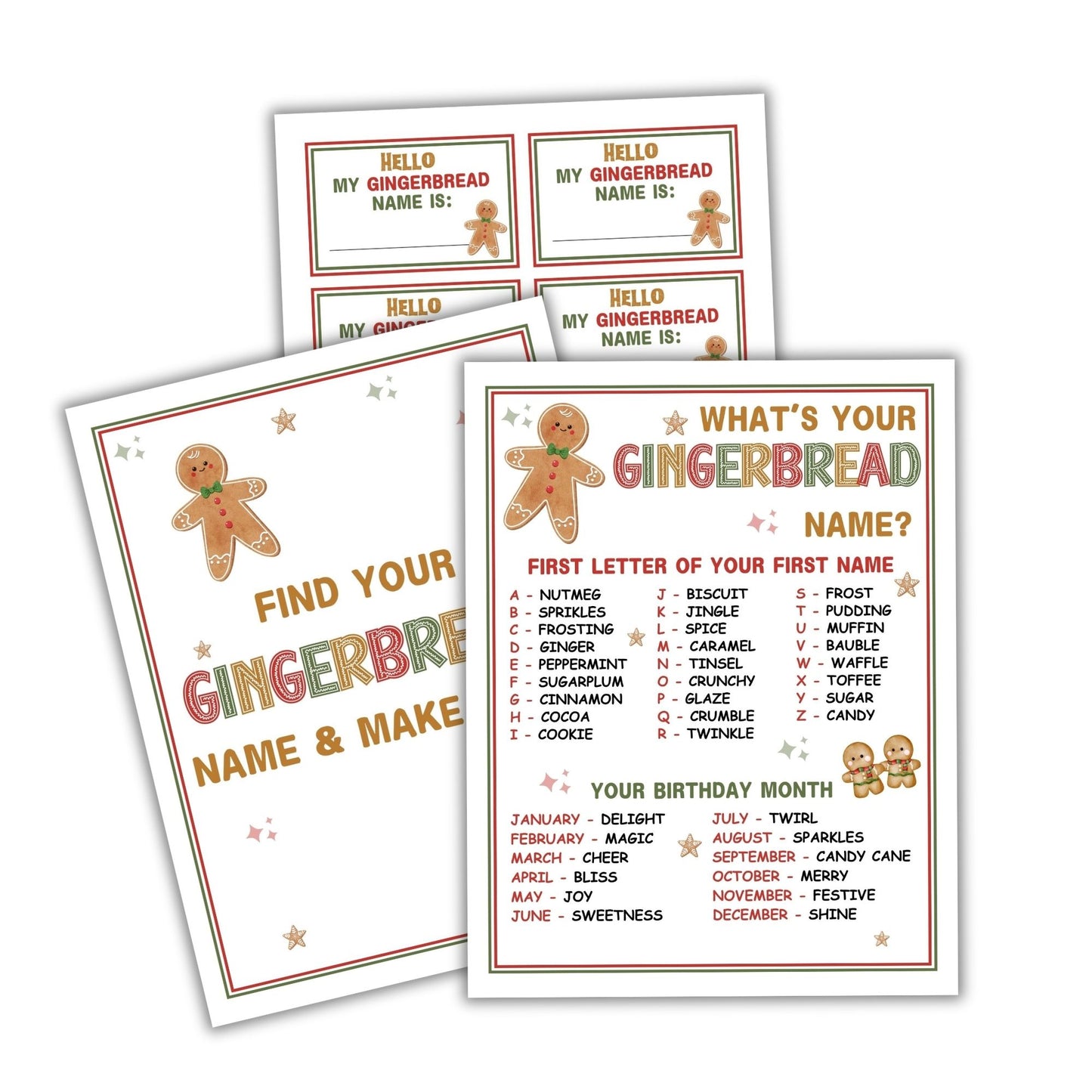 What's Your Gingerbread Name