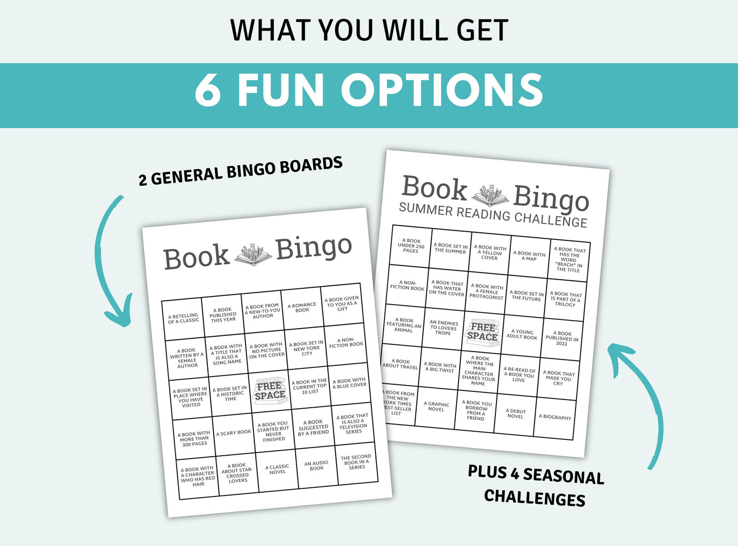 Printable Book Bingo Bundle