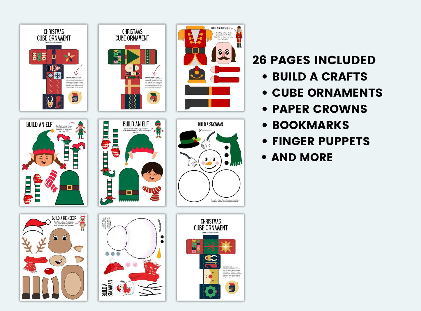 Christmas Paper Craft Bundle