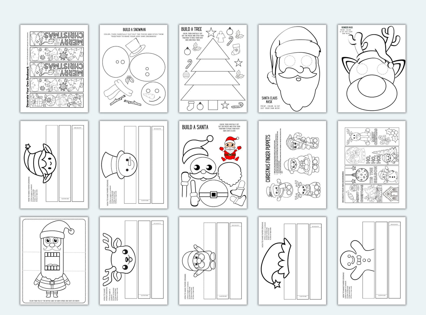 Christmas Paper Craft Bundle