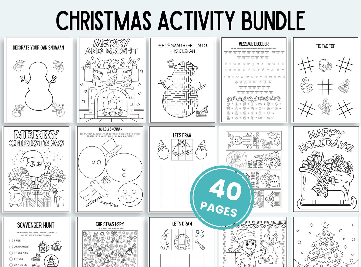 Christmas Activity Book