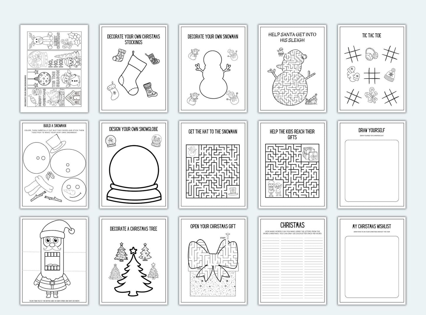 Christmas Activity Book