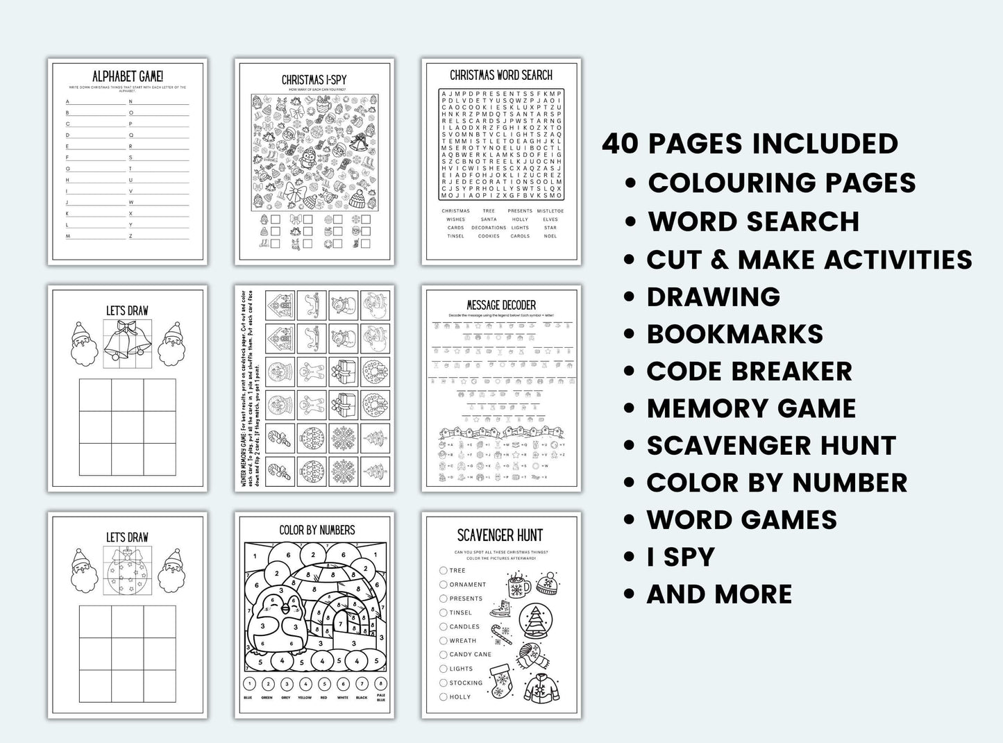 Christmas Activity Book