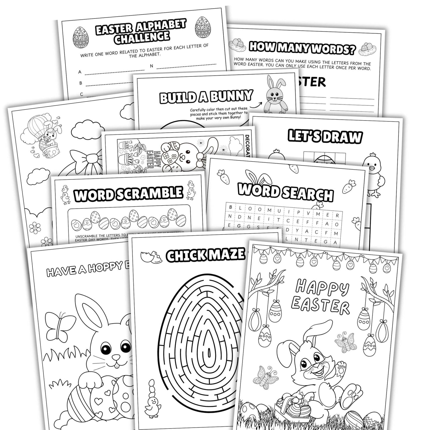 printable Easter Activity Book.