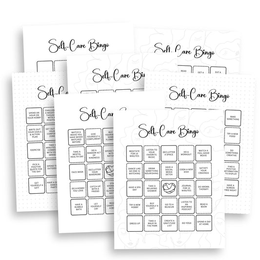 Printable Self-Care Bingo Bundle