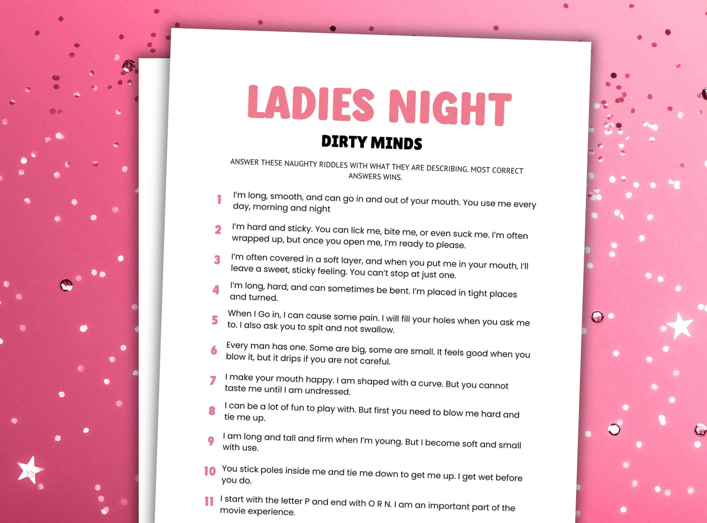 Dirty Minds Game