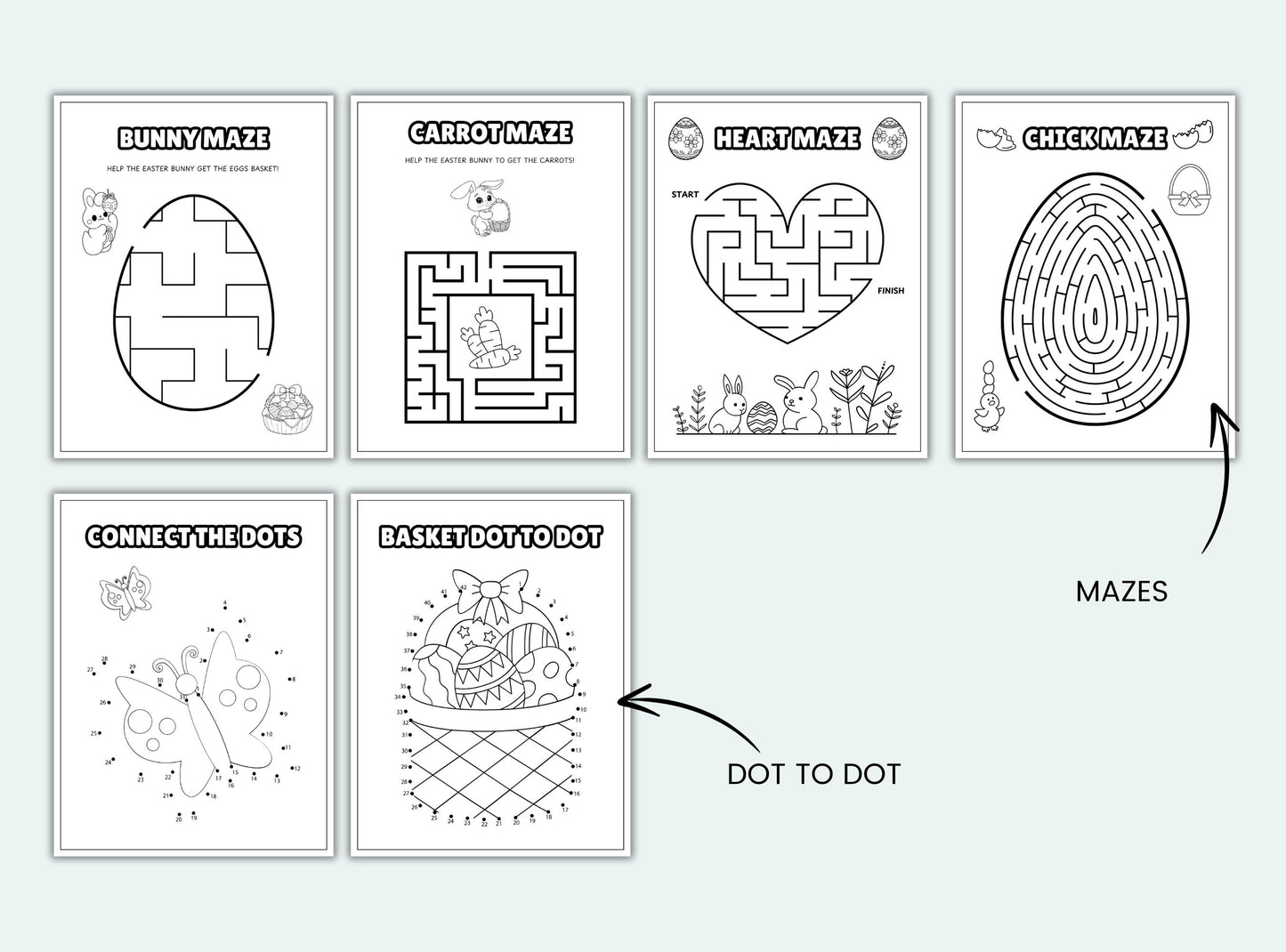 printable Easter Activity Book.