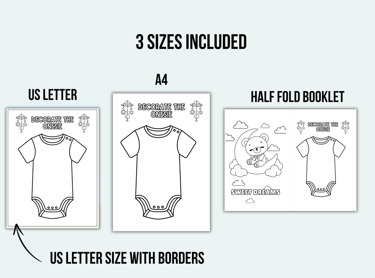 printable Baby Shower Activity Book.