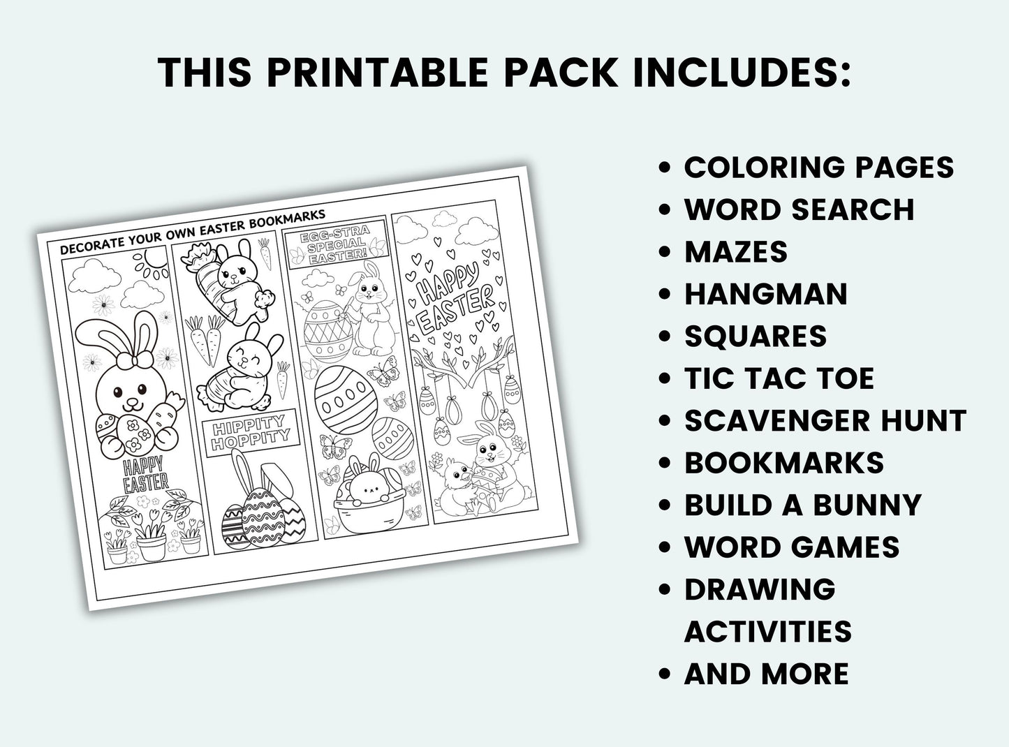 printable Easter Activity Book.
