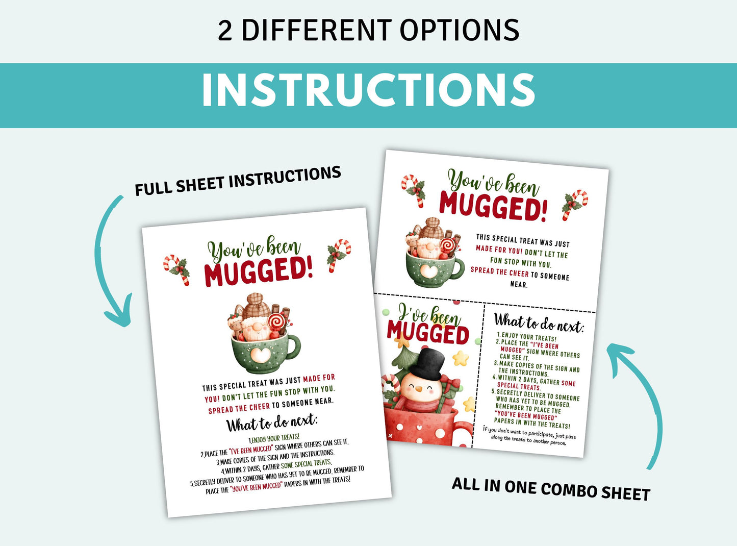 Printable You've Been Mugged Kit