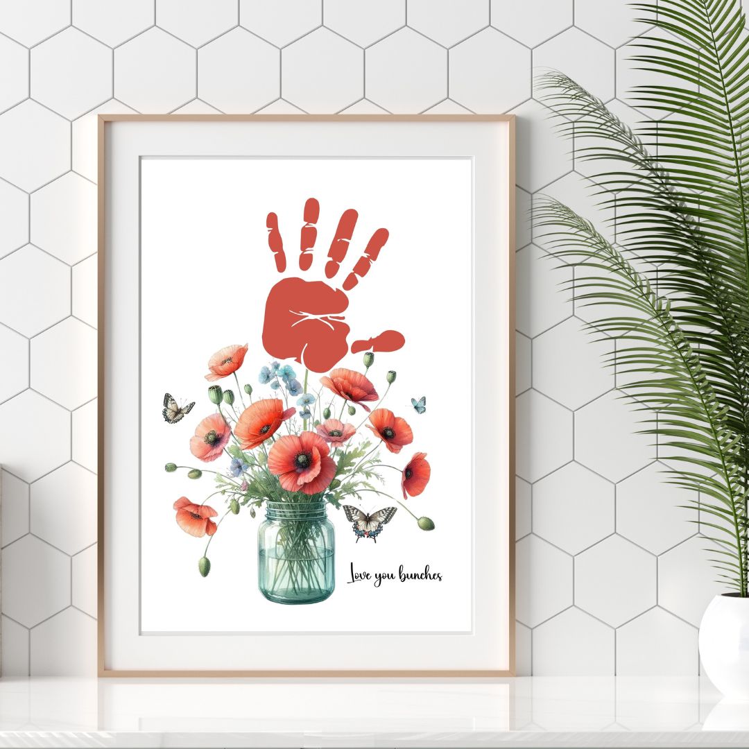 Printable Mother's Day Handprint Art Bundle