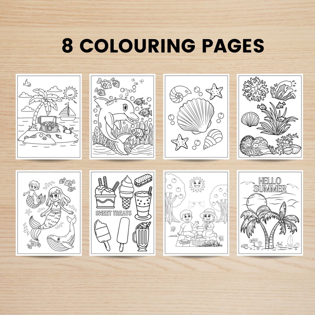 Printable Summer Activity Book