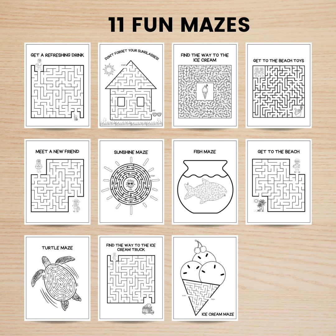Printable Summer Activity Book