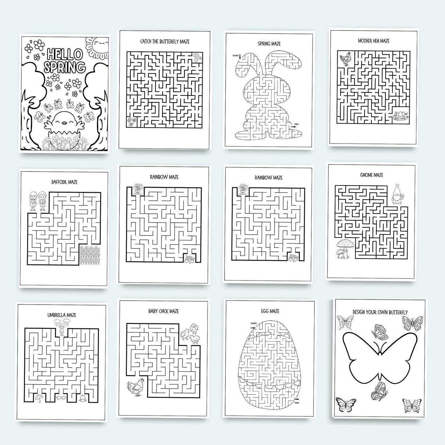 Printable Spring Activity Book