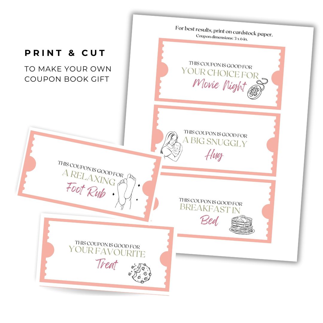 Printable Mother's Day Coupon Book
