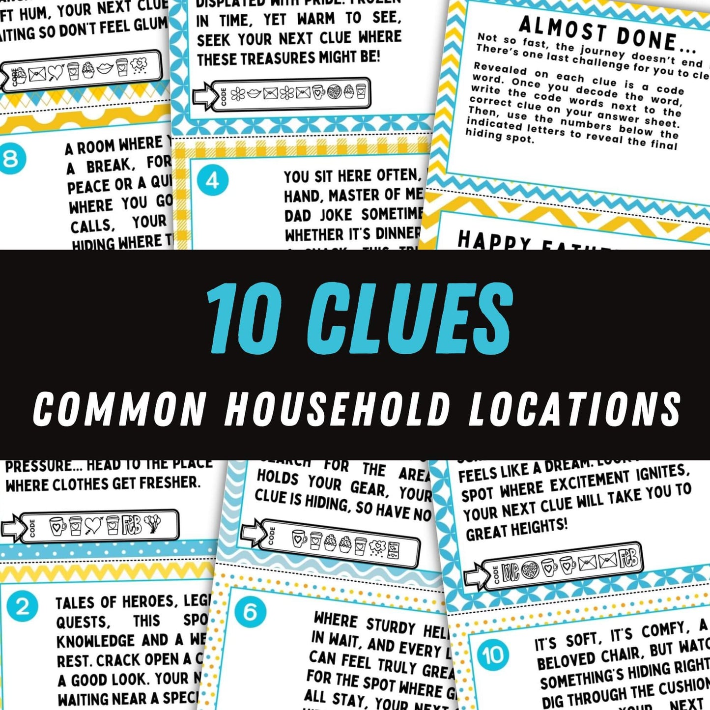 Father's day scavenger hunt.