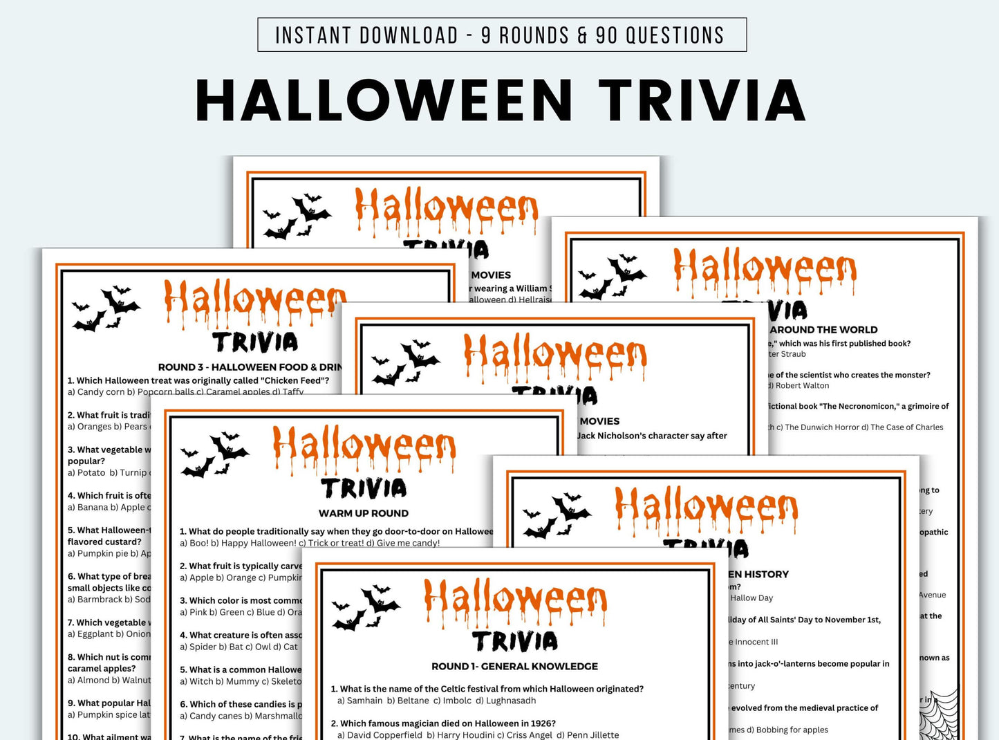 Halloween Trivia Game