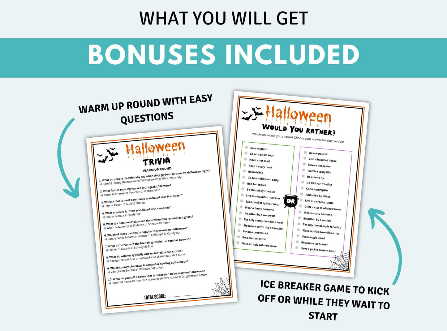 Halloween Trivia Game