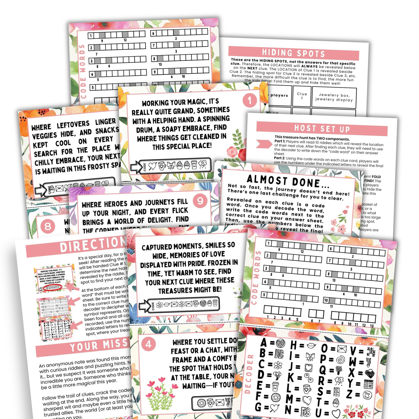Mother's Day Scavenger Hunt