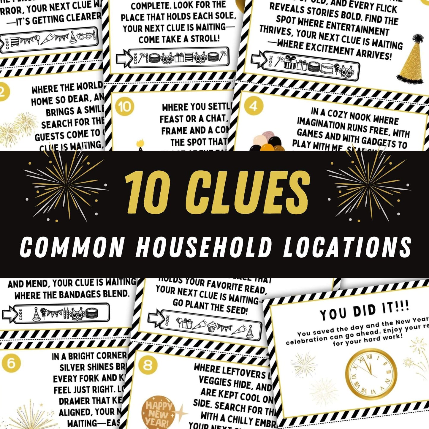 Printable New Years Scavenger Hunt
