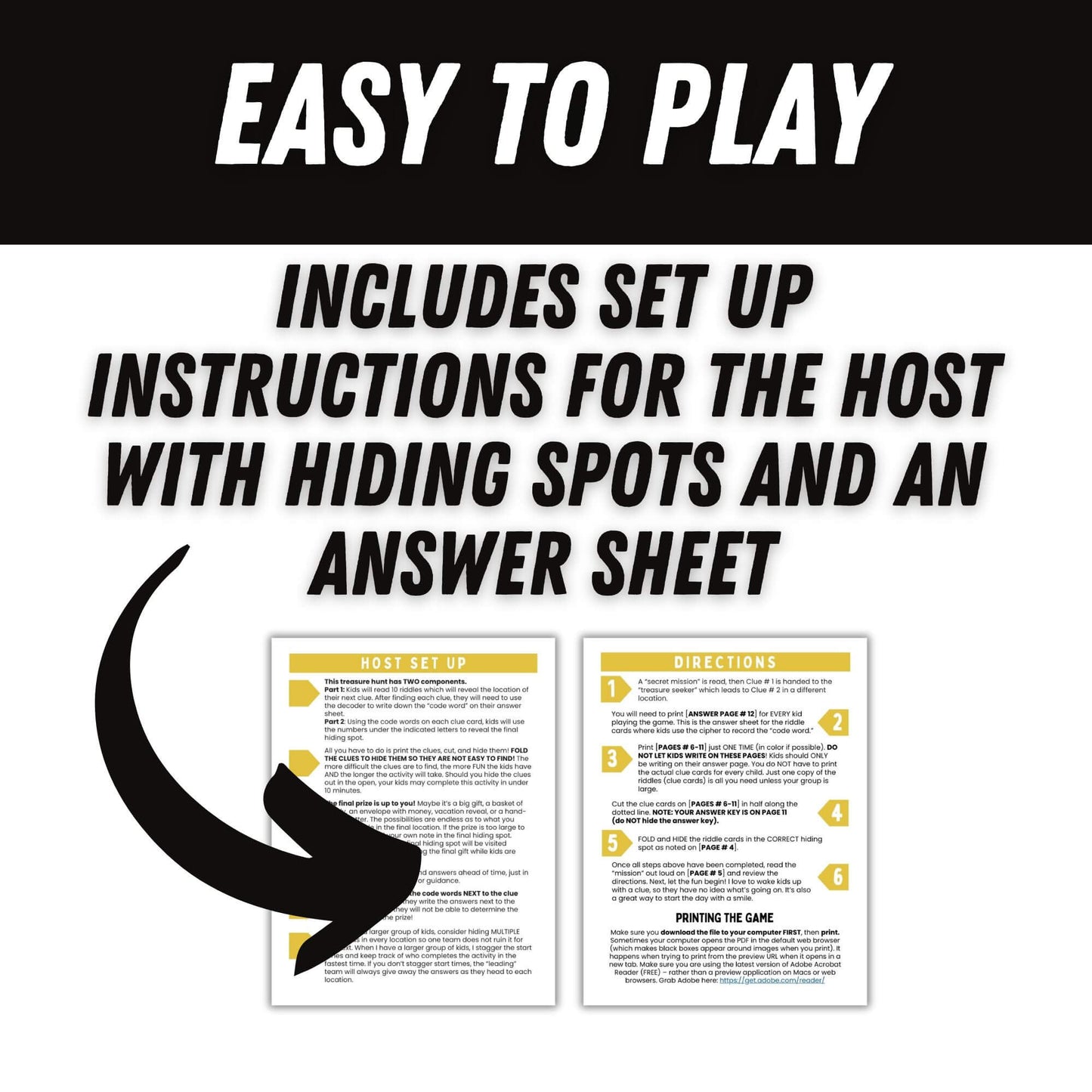 Printable New Years Scavenger Hunt