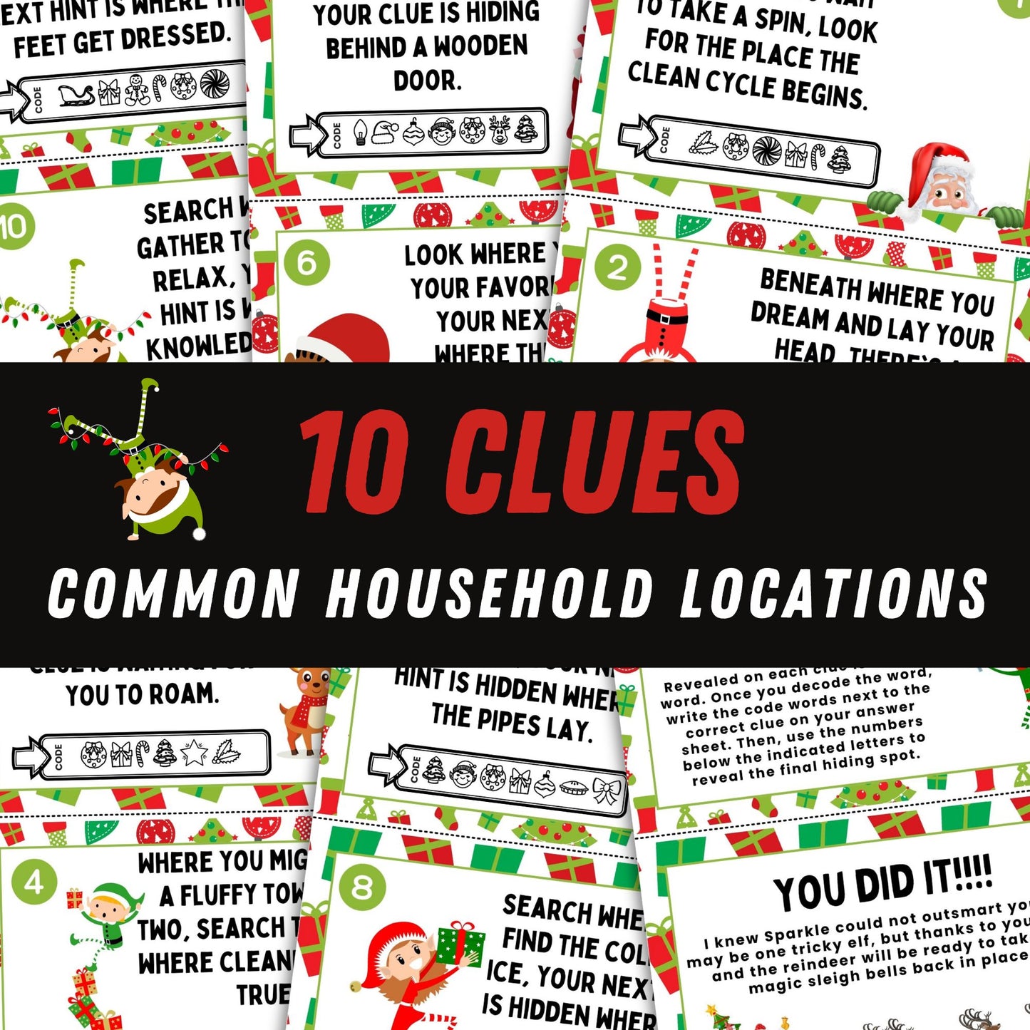 Printable Christmas Scavenger Hunt