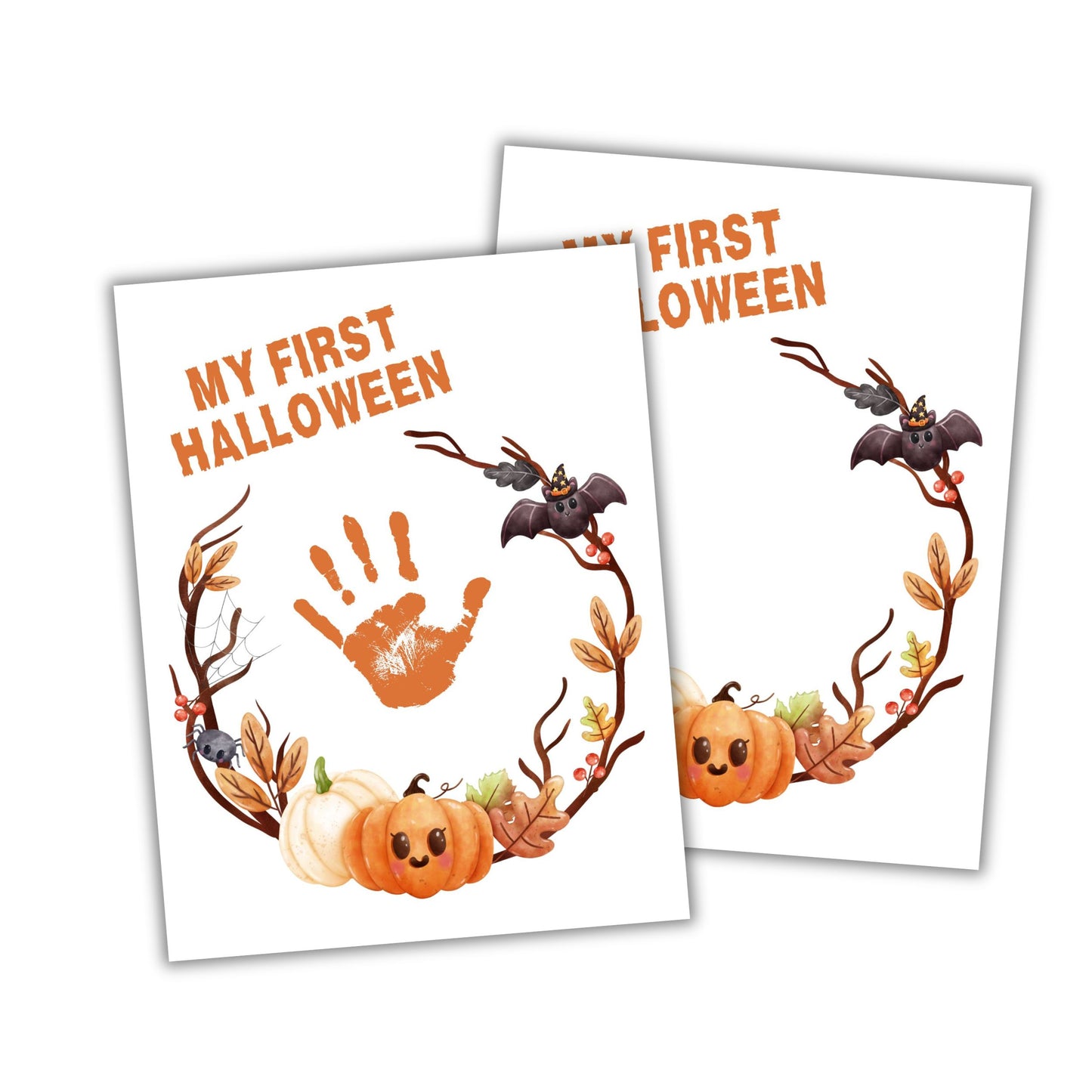 Printable My First Halloween Handprint Craft