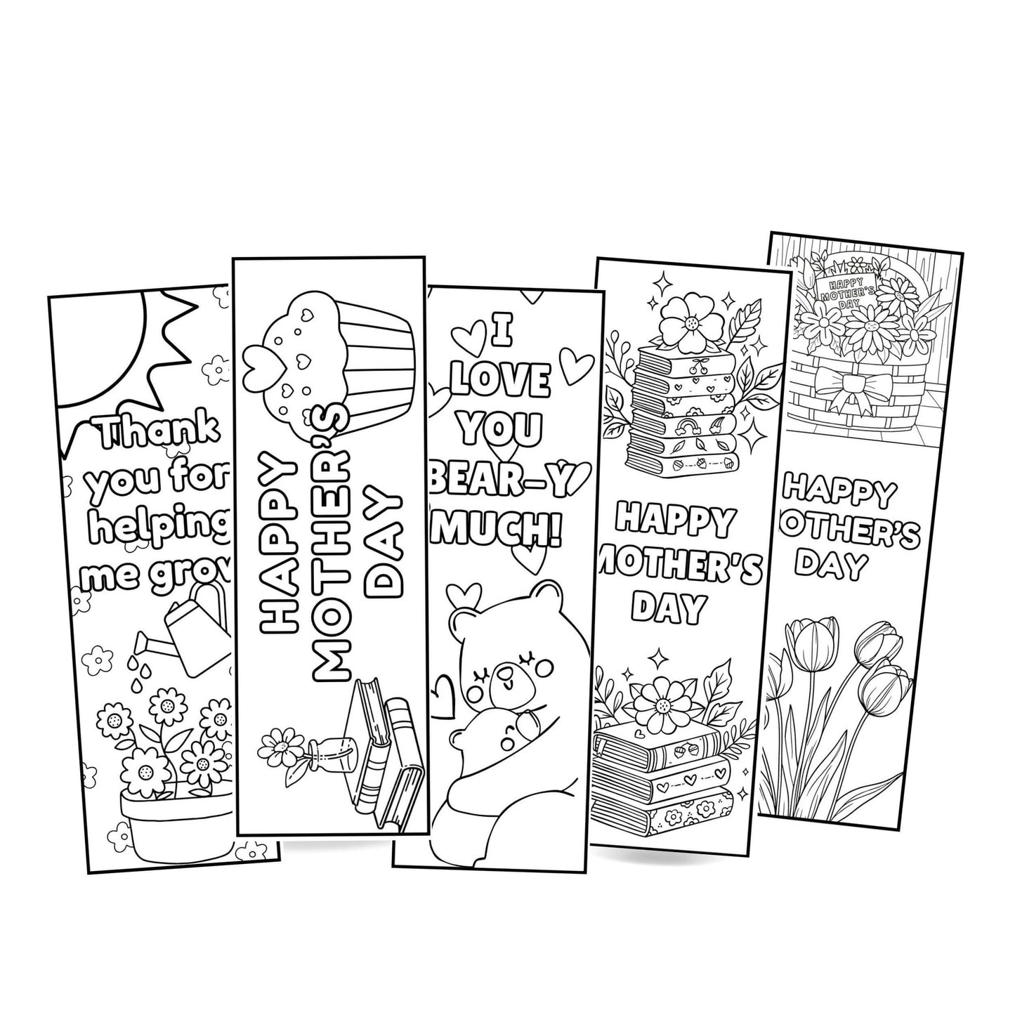 printable bookmarks for Mother's Day