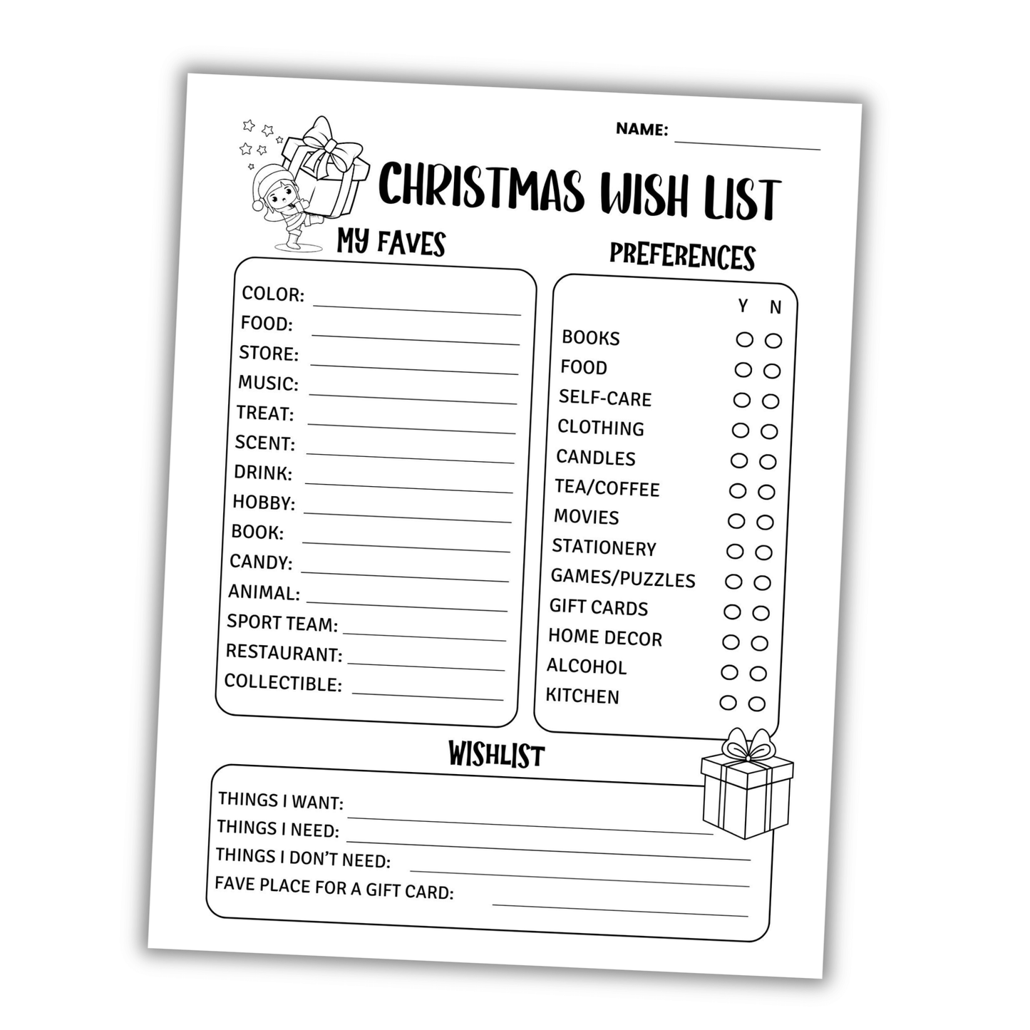 Secret Santa Survey