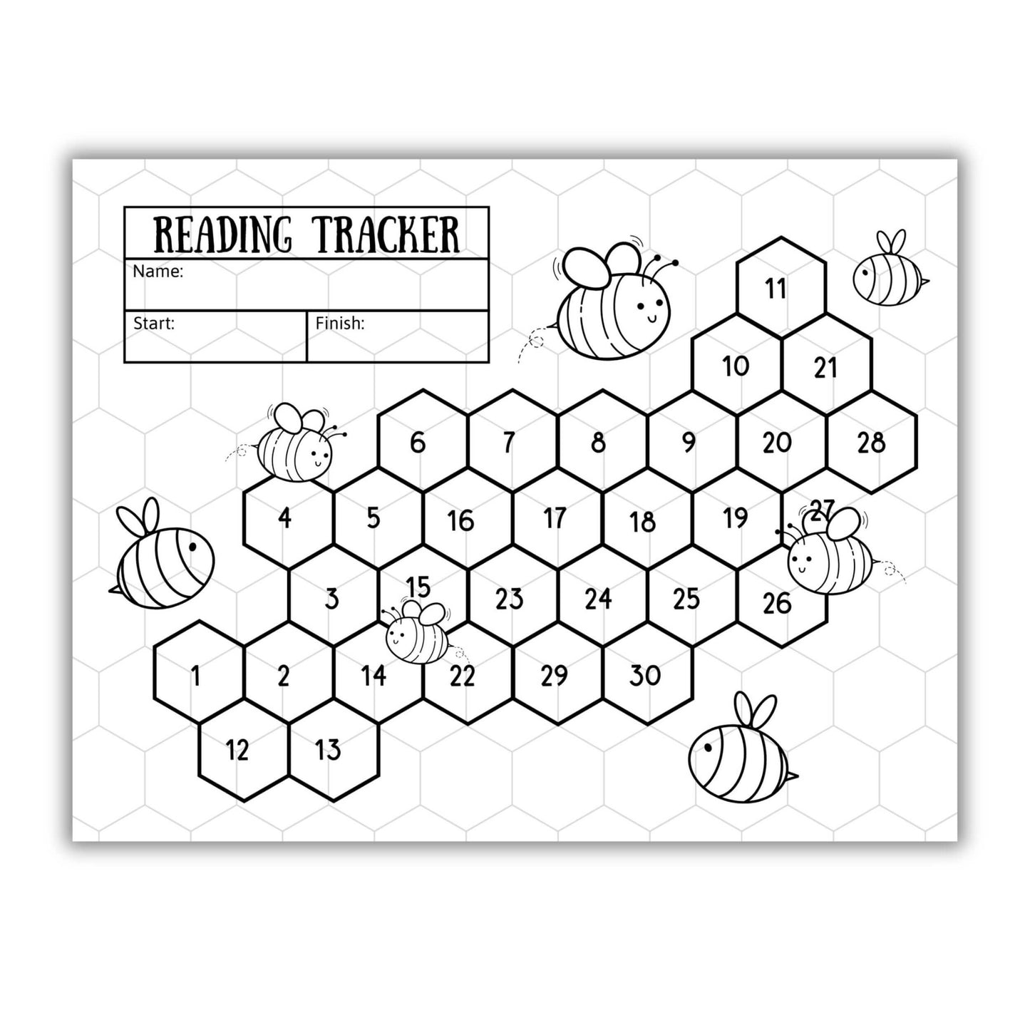 Bee Hive Reading Tracker