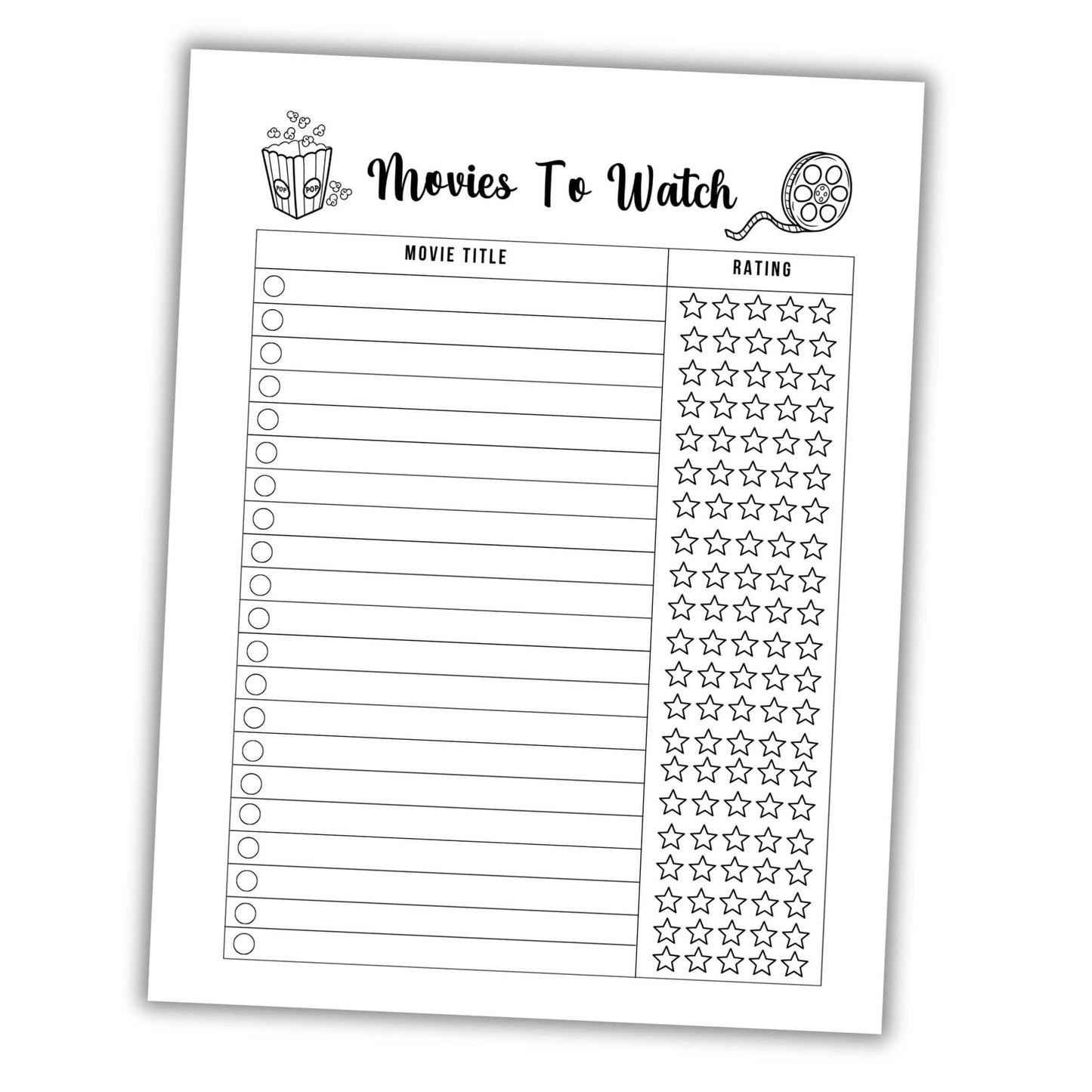 Movies to watch movie tracker