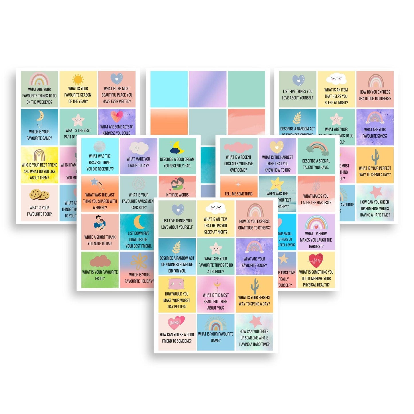 Gratitude Prompt Cards For Kids - Simplify Create Inspire