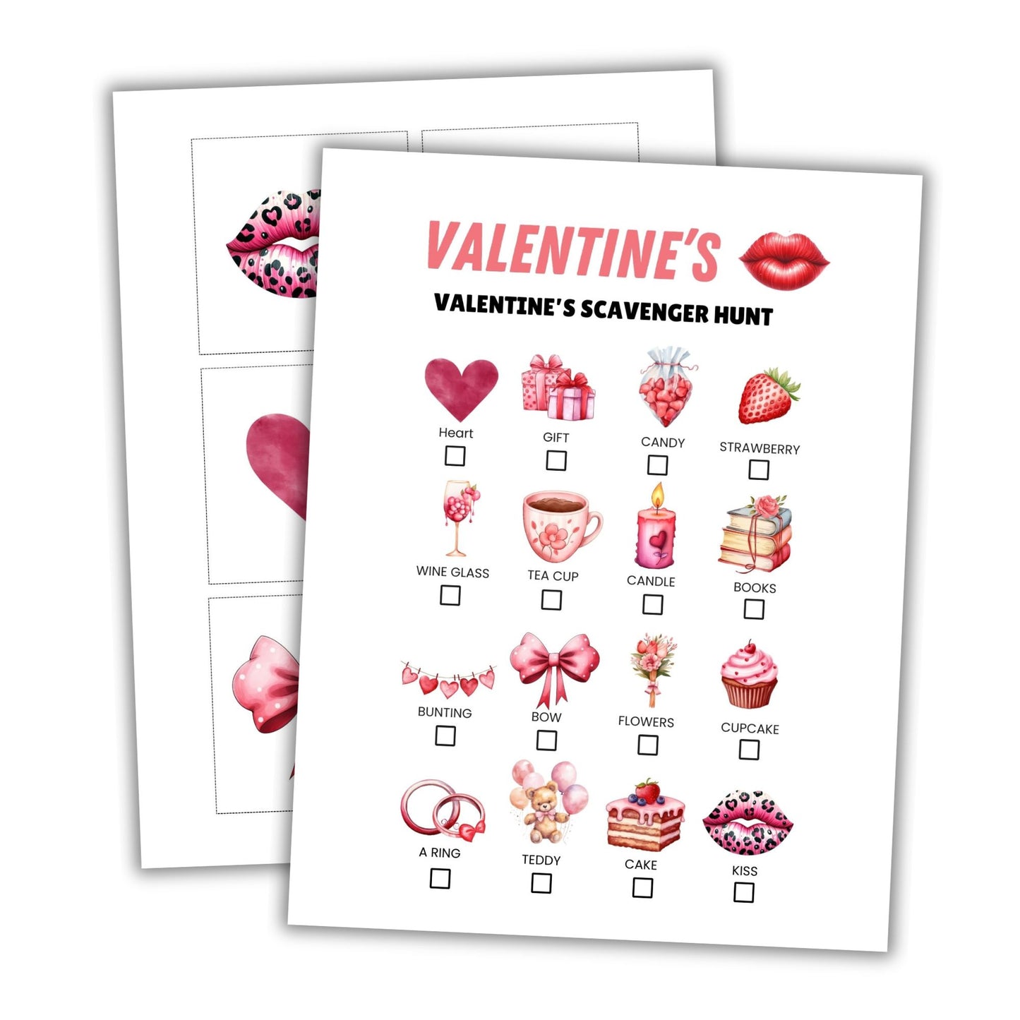 Valentine's Day Scavenger Hunt Game - Simplify Create Inspire