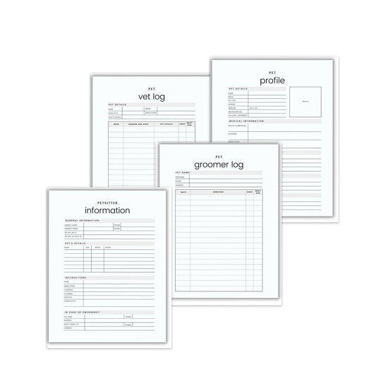 Pet Care Planner - Simplify Create Inspire