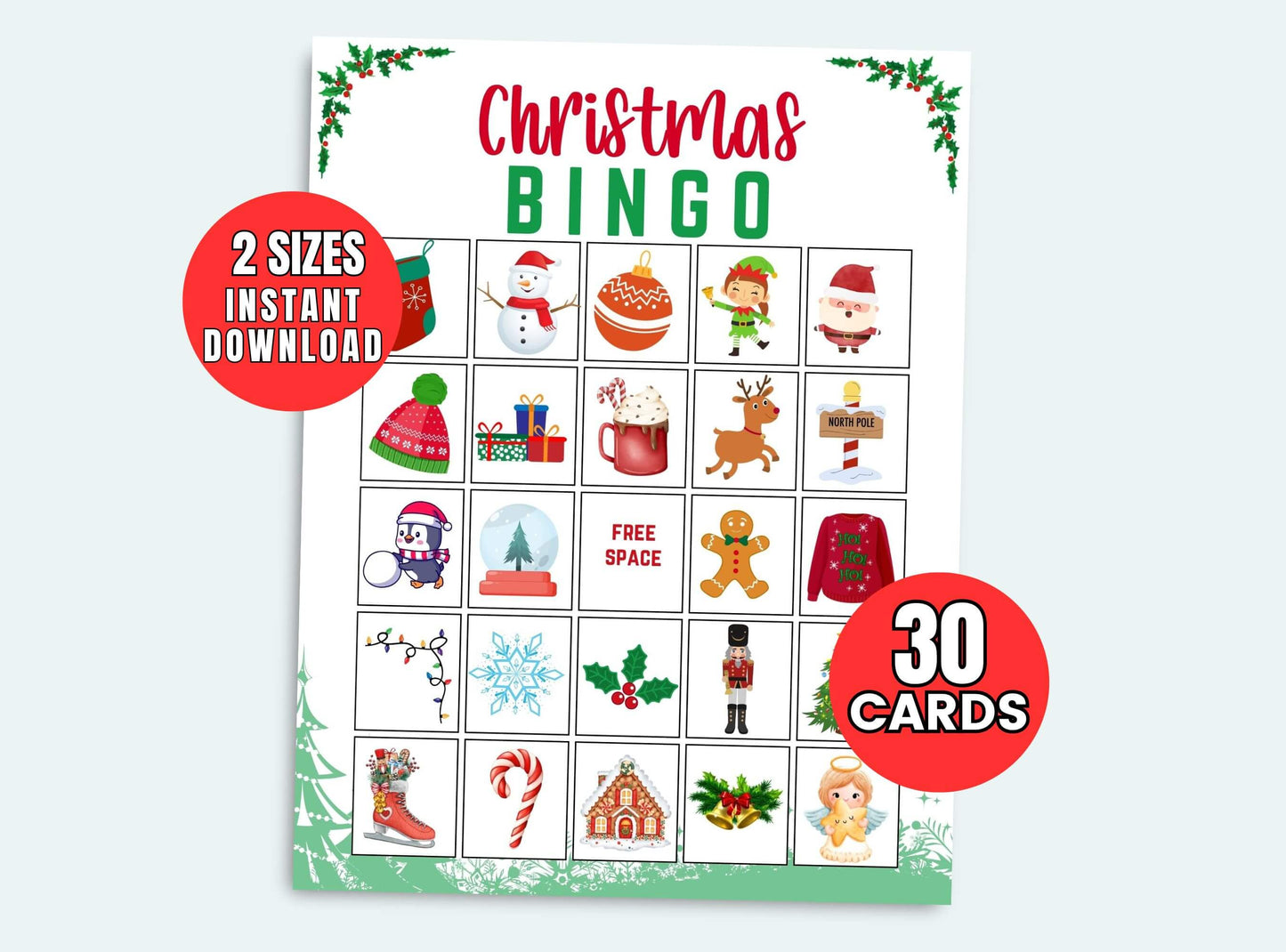 Christmas Bingo Game