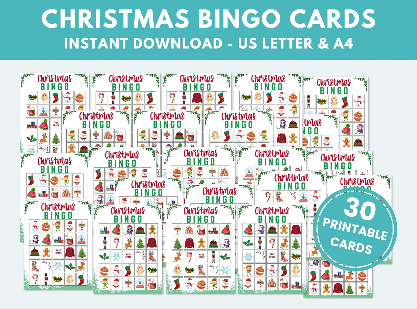 Christmas Bingo Game