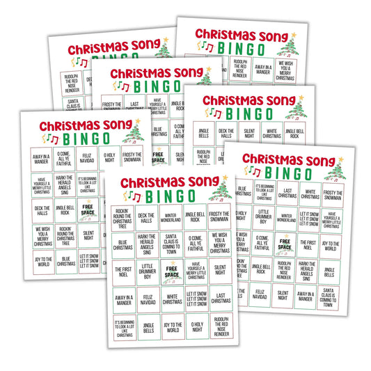 Printable Christmas Song Bingo Game