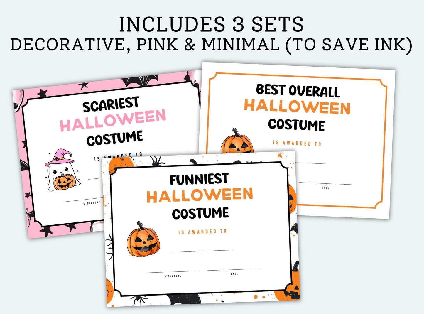 Halloween costume contest kit